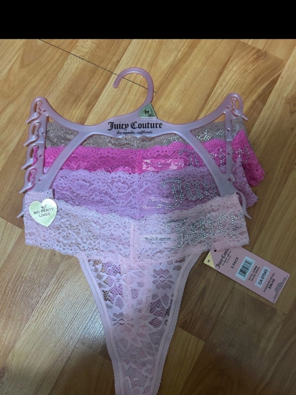 Juicy Couture thongs
